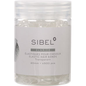 SIBEL Haar Elastieken Kyra Tpu 50st Ø45mm Transparant